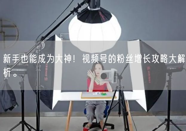 新手也能成为大神！视频号的粉丝增长攻略大解析。