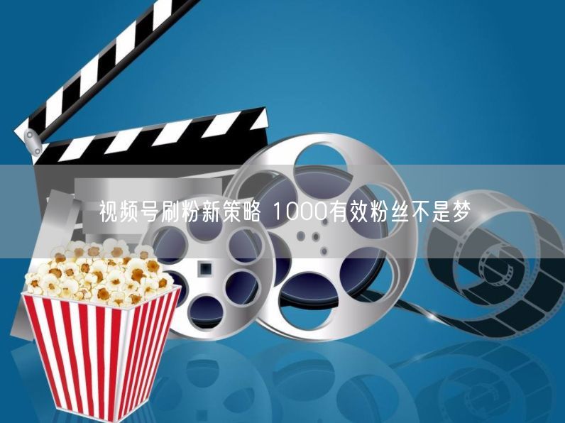 视频号刷粉新策略 1000有效粉丝不是梦