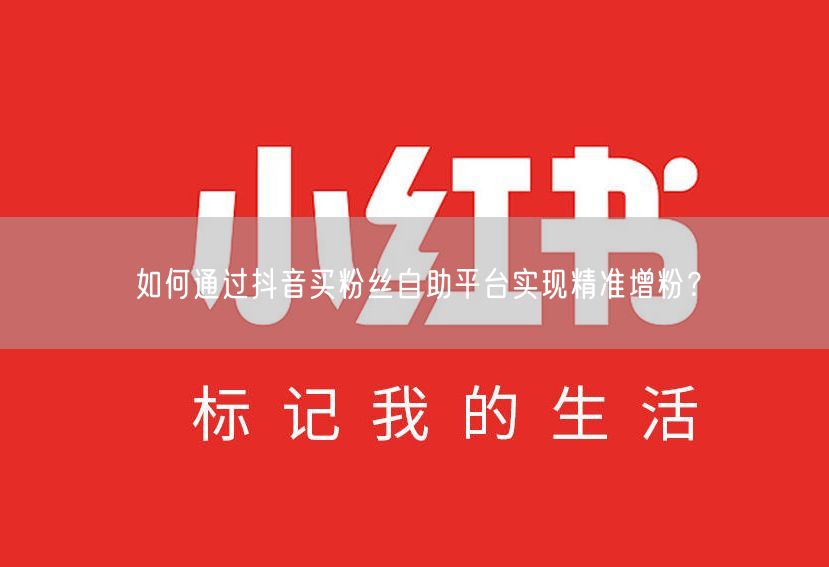 如何通过抖音买粉丝自助平台实现精准增粉？